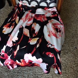 Rose Print Skirt See You Monday